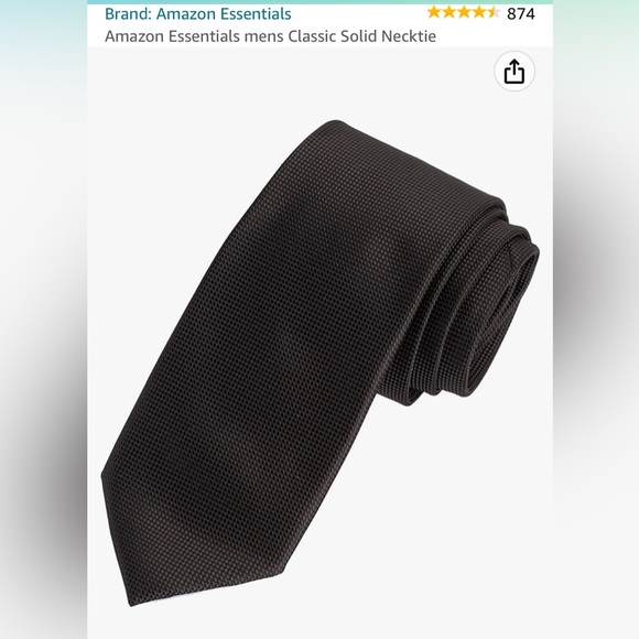 Men’s black tie. EUC - Picture 6 of 6